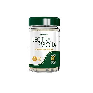 Suplemento Alimentar Lecitina De Soja Natunéctar 60 Cápsulas