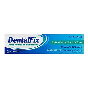 Dentalfix Creme Fixador de Dentaduras Sabor Menta 20g