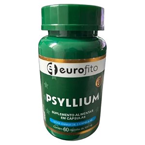Suplemento Alimentar Psyllium Eurofito 60 Cápsulas