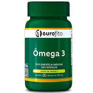 Suplemento Alimentar Ômega 3 Eurofito 60 Cápsulas