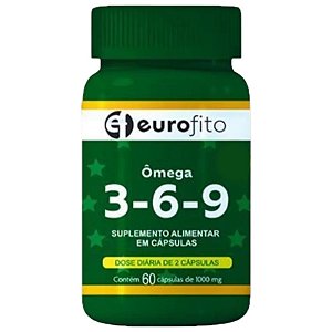 Suplemento Alimentar Ômega 3-6-9 Eurofito 60 Cápsulas