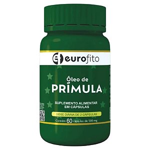 Suplemento Alimentar Óleo De Prímula Eurofito 60 Cápsulas