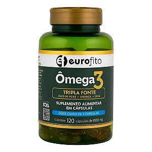 Suplemento Alimentar Ômega 3 Eurofito 120 Cápsulas
