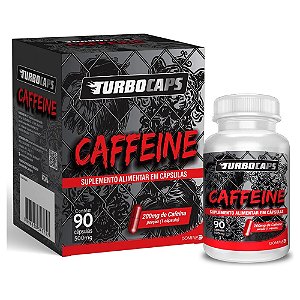 Suplemento Alimentar Turbocaps Caffeine 90 Cápsulas