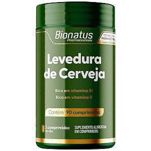Suplemento Alimentar Levedura De Cerveja Bionatus 90 Comprimidos