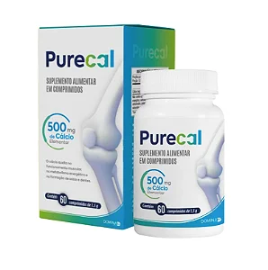 Suplemento Alimentar Purecal Cálcio 60 Comprimidos