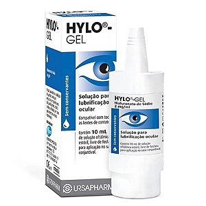Hylo-Gel 2mg/mL Frasco Gotas 10mL Solução de Uso Oftálmico