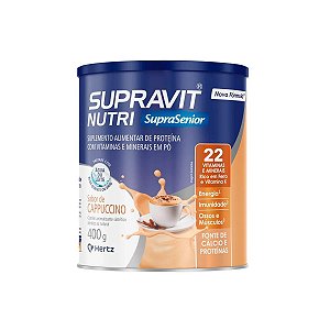 Suplemento Alimentar Em Pó Supravit Nutri SupraSenior Sabor Cappuccino 400g