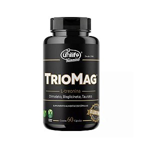 Suplemento Alimentar TrioMag Complexo de Magnésio 700mg Unilife 60 Cápsulas