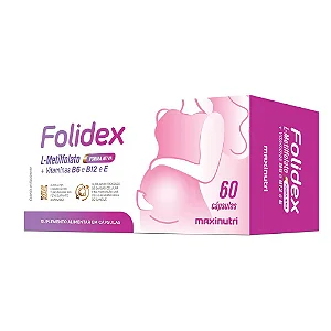 Suplemento Alimentar Folidex Maxinutri 60 Cápsulas