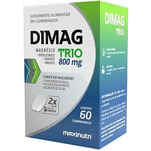 Suplemento Alimentar Dimag Trio 800mg Maxinutri 60 Comprimidos