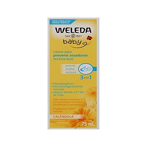 Creme Para Assaduras Baby Weleda Calêndula 3 em 1 75ml