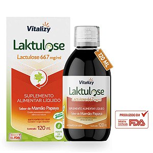 Laktulose Vitalizy Sabor De Mamão Papaya 120ml