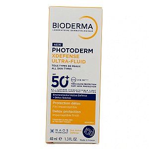 Protetor Solar Facial Bioderma Photoderm XDefense Ultra-Fluid Fps 50 40ml