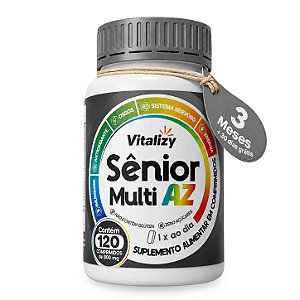 Multi AZ Sênior 120 Comprimidos Vitalizy