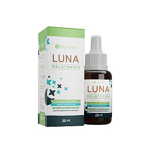 Suplemento Alimentar Luna Melatonina Bioroots Sobor Maracujá Líquido Em Gotas 20ml
