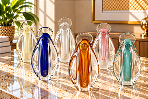 Mini Imagem em Cristal Murano - São Marcos