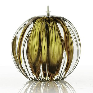 Lamparina Orbe em Cristal Murano - São Marcos