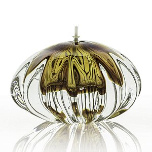 Lamparina Gomo em Cristal Murano - São Marcos