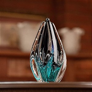 Escultura 4 Pontas em Cristal Murano - São Marcos 23 cm