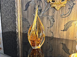 Escultura 4 Pontas em Cristal Murano - São Marcos 33 cm