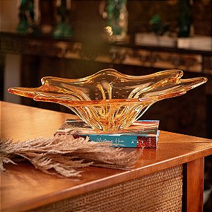 Centro de Mesa Solaris em Cristal Murano - São Marcos