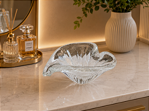 Porta Jóias Coração em Cristal Murano - São Marcos 6 cm