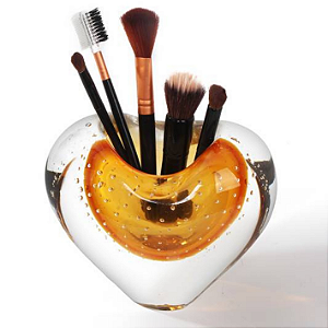 Porta Acessórios Coração em Cristal Murano - São Marcos