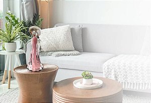 Anjo Médio em Cristal Murano - São Marcos