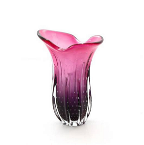 Vaso em Cristal Murano - São Marcos 20 cm