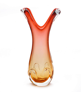 Vaso Volo em Cristal Murano - São Marcos 58 cm