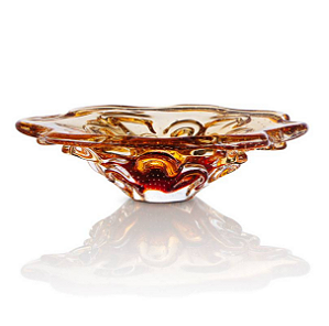 Centro de Mesa Calore em Cristal Murano - São Marcos 30 cm