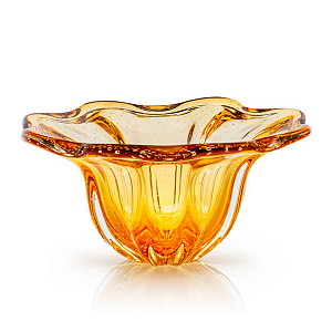 Cachepô Costato em Cristal Murano - São Marcos