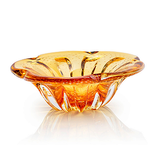 Centro de Mesa Costato em Cristal Murano - São Marcos