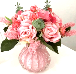 Vaso Trouxinha Vortice em Cristal Murano - São Marcos 18 cm