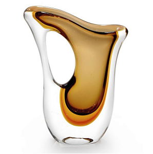Vaso Torus em Cristal Murano - São Marcos 33 cm