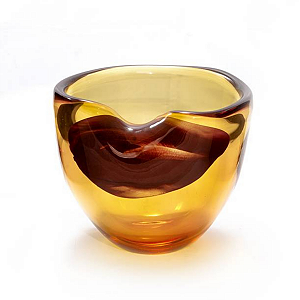 Cachepô Ecrase em Cristal Murano - São Marcos