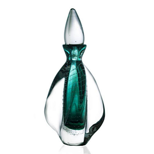 Garrafa Pluma em Cristal Murano - São Marcos