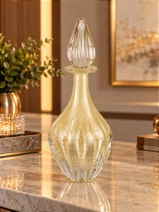 Garrafa Gota Real em Cristal Murano - São Marcos