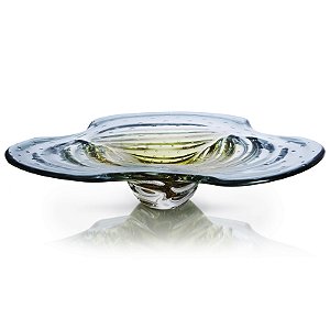 Centro de Mesa Escama em Cristal Murano - São Marcos