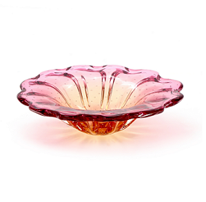 Centro de Mesa Petalo em Cristal Murano - São Marcos