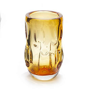 Vaso Sinuoso em Cristal Murano - São Marcos