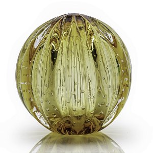 Peso Bollina em Cristal Murano - São Marcos