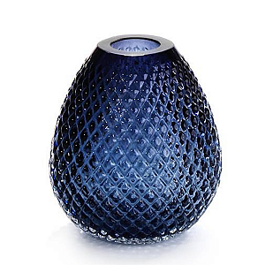 Vaso Prisma Médio em Cristal Murano - São Marcos