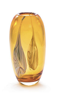 Vaso Bowl em Cristal Murano - São Marcos