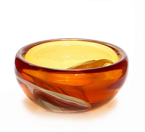 Cachepô Bowl em Cristal Murano - São Marcos