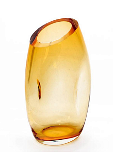 Vaso Ovale em Cristal Murano - São Marcos