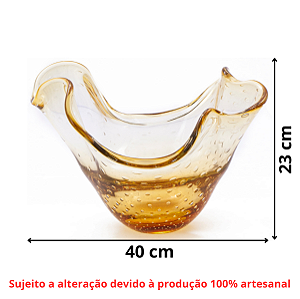 Champanheira Duna em Cristal Murano - São Marcos