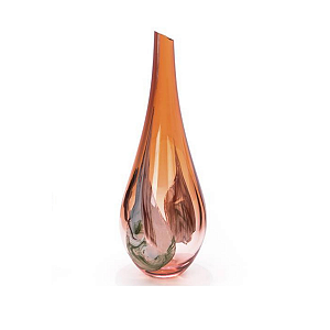 Vaso Magma em Cristal Murano - São Marcos