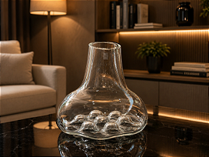 Vaso Bolle em Cristal Murano - São Marcos
